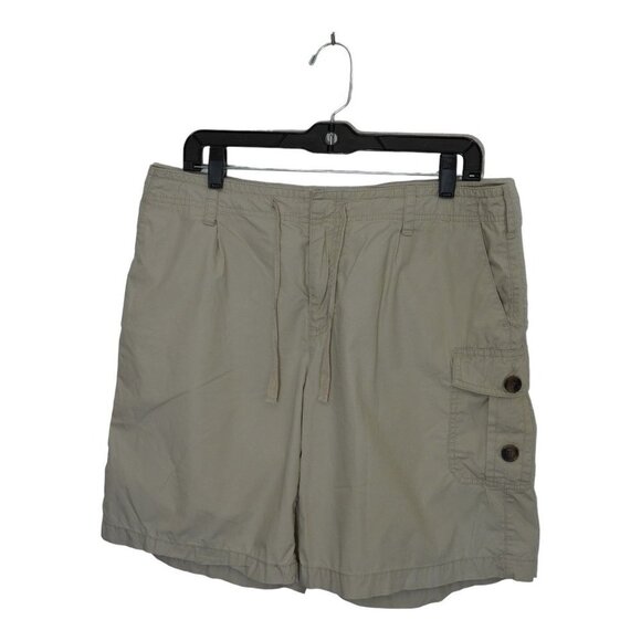Lizwear by Liz Claiborne cargo shorts with Adjustable Pull Tab Sz 12 - Picture 1 of 9